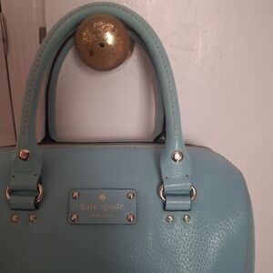 Kate Spade Blue Leather Handbag